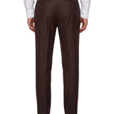 Pantaloni sartoriali Portofino in marrone 