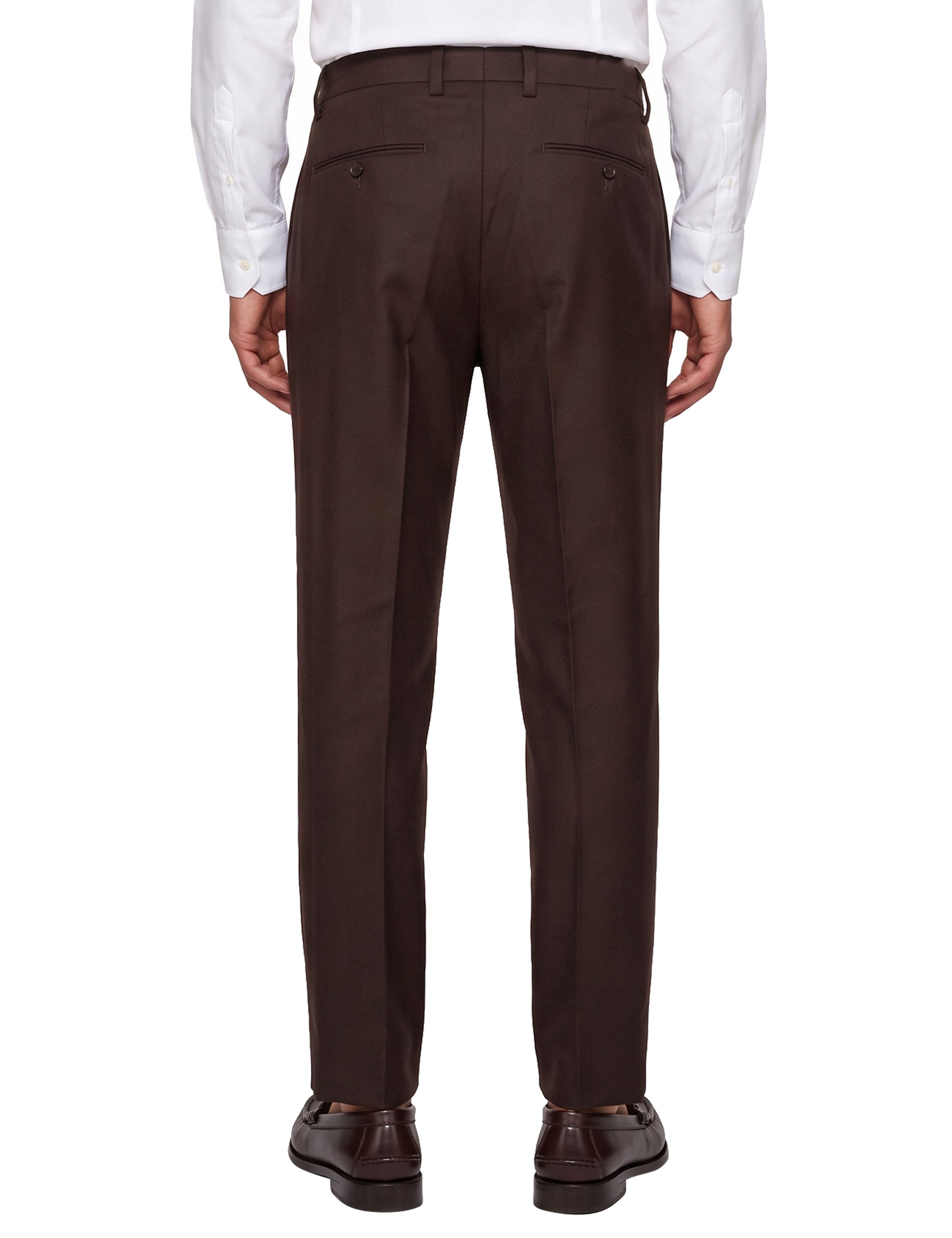 Pantaloni sartoriali Portofino in marrone 