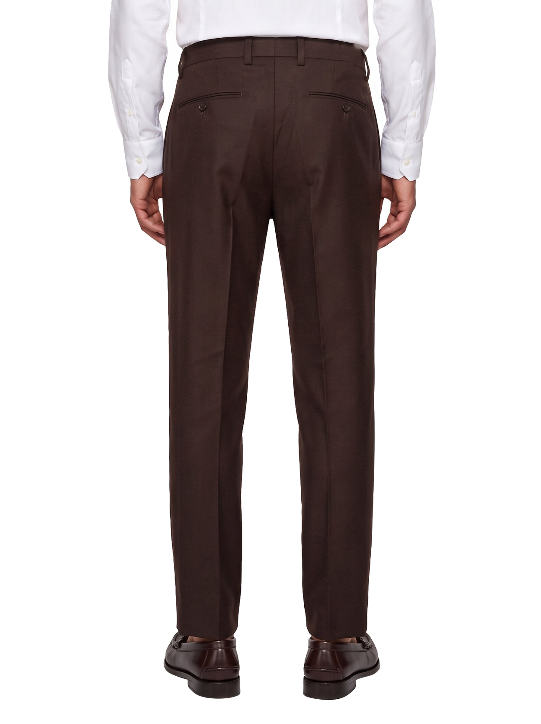 Pantaloni sartoriali Portofino in marrone 
