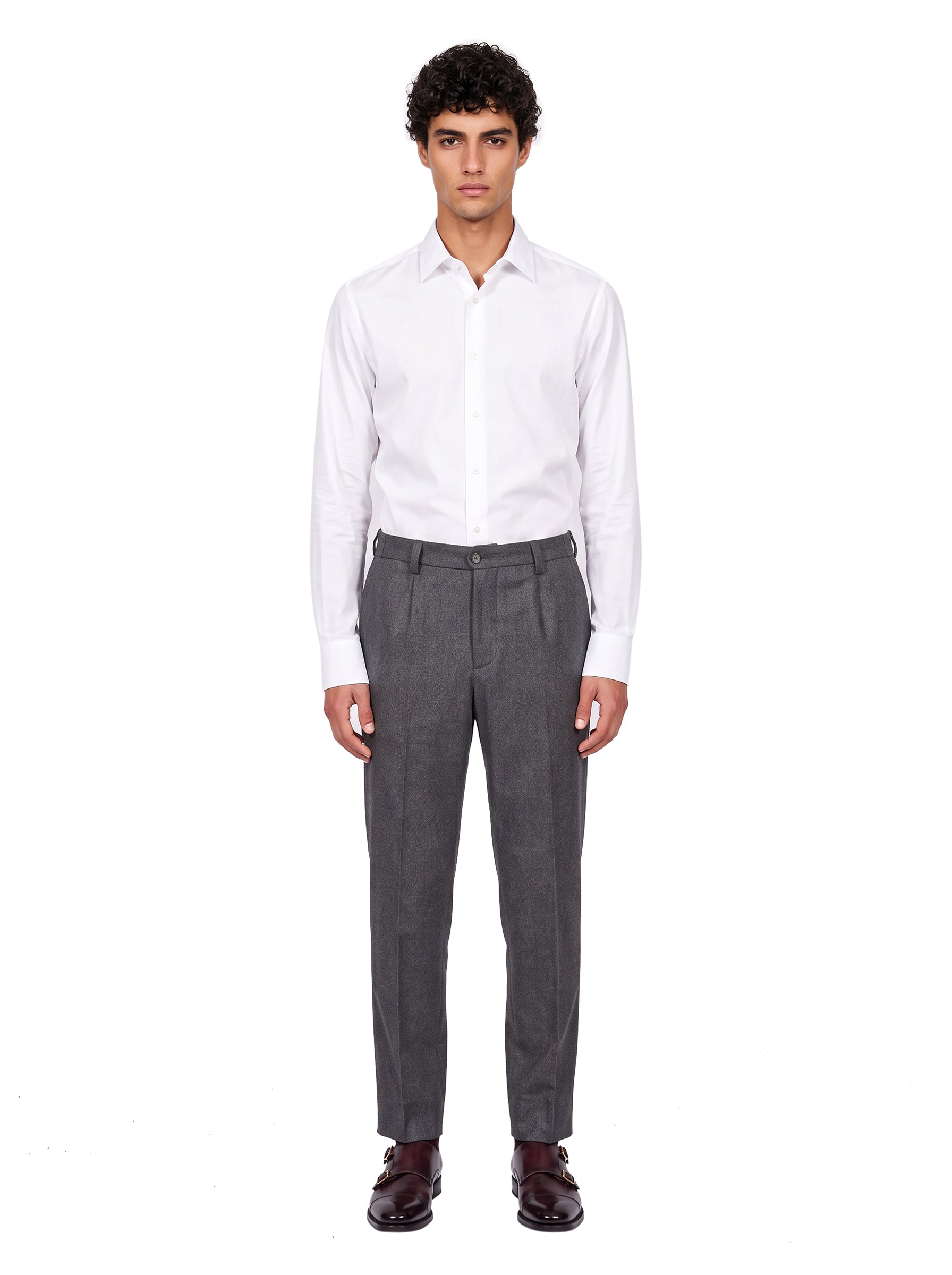 Pantaloni sartoriali Portofino in grigio 