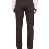 Jeans Varenne in marrone 