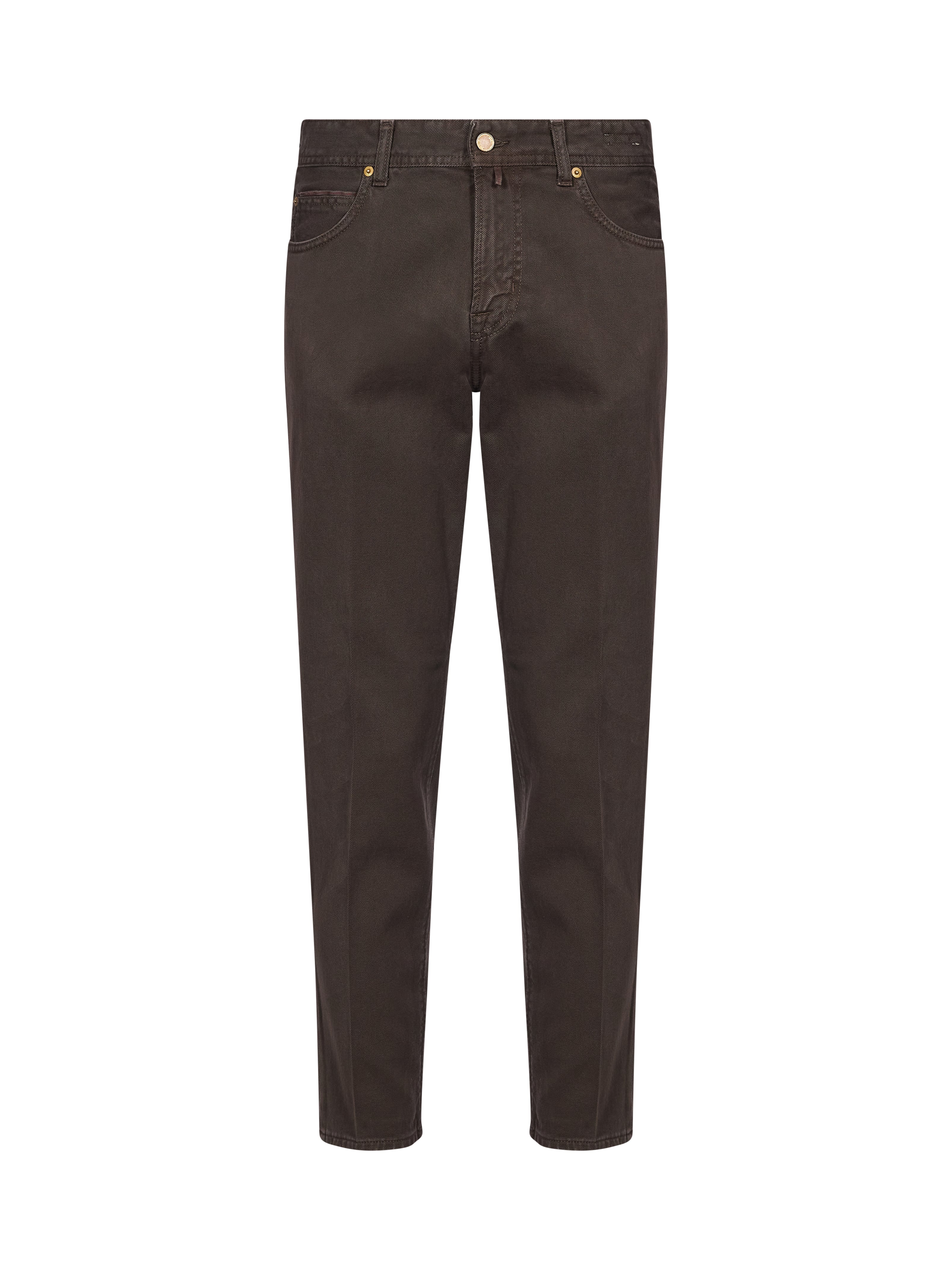 Jeans Varenne in marrone 