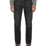 Jeans a gamba dritta varenne in nero 