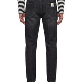Jeans a gamba dritta varenne in nero 
