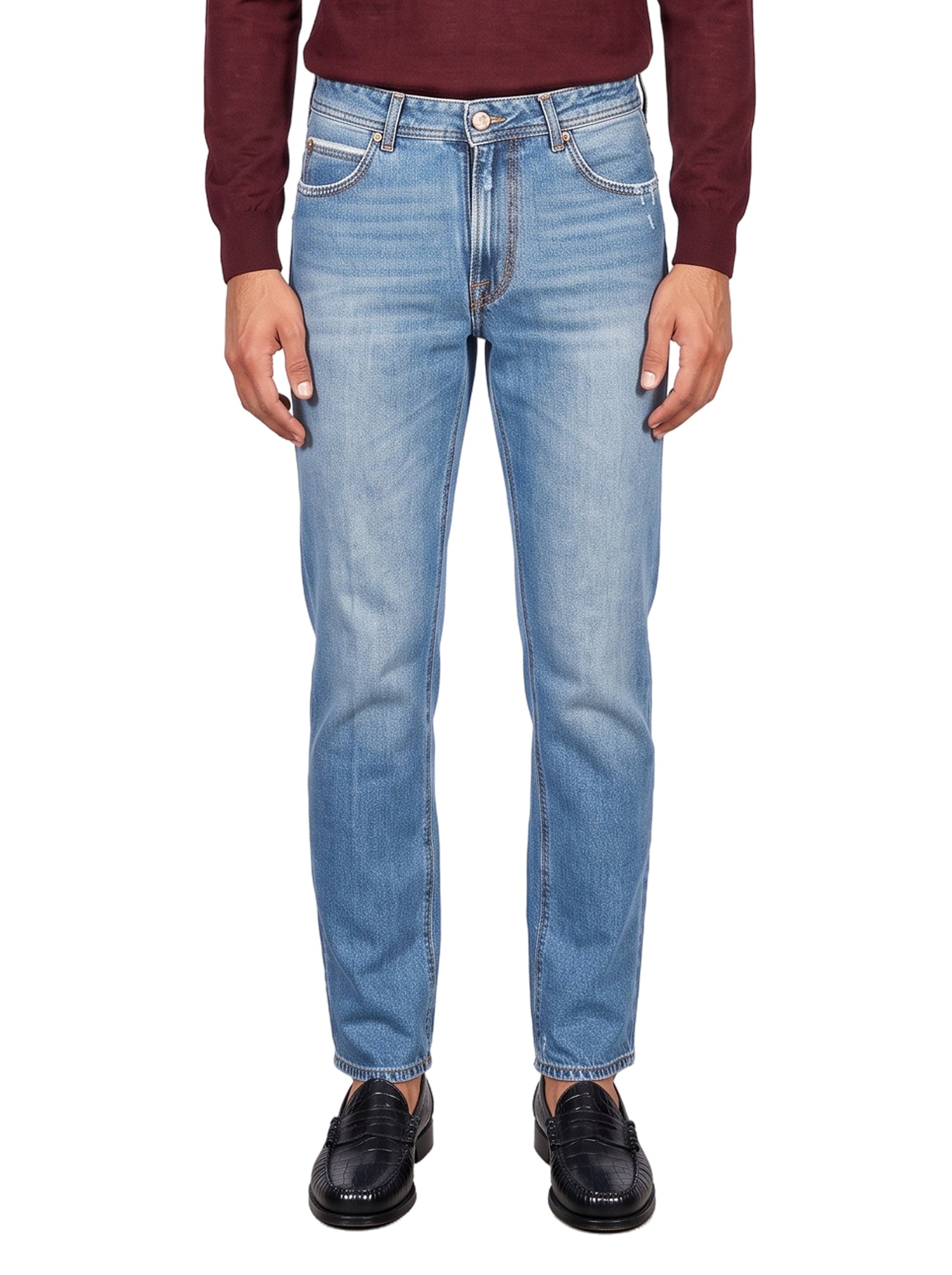 Jeans Varenne in blu 