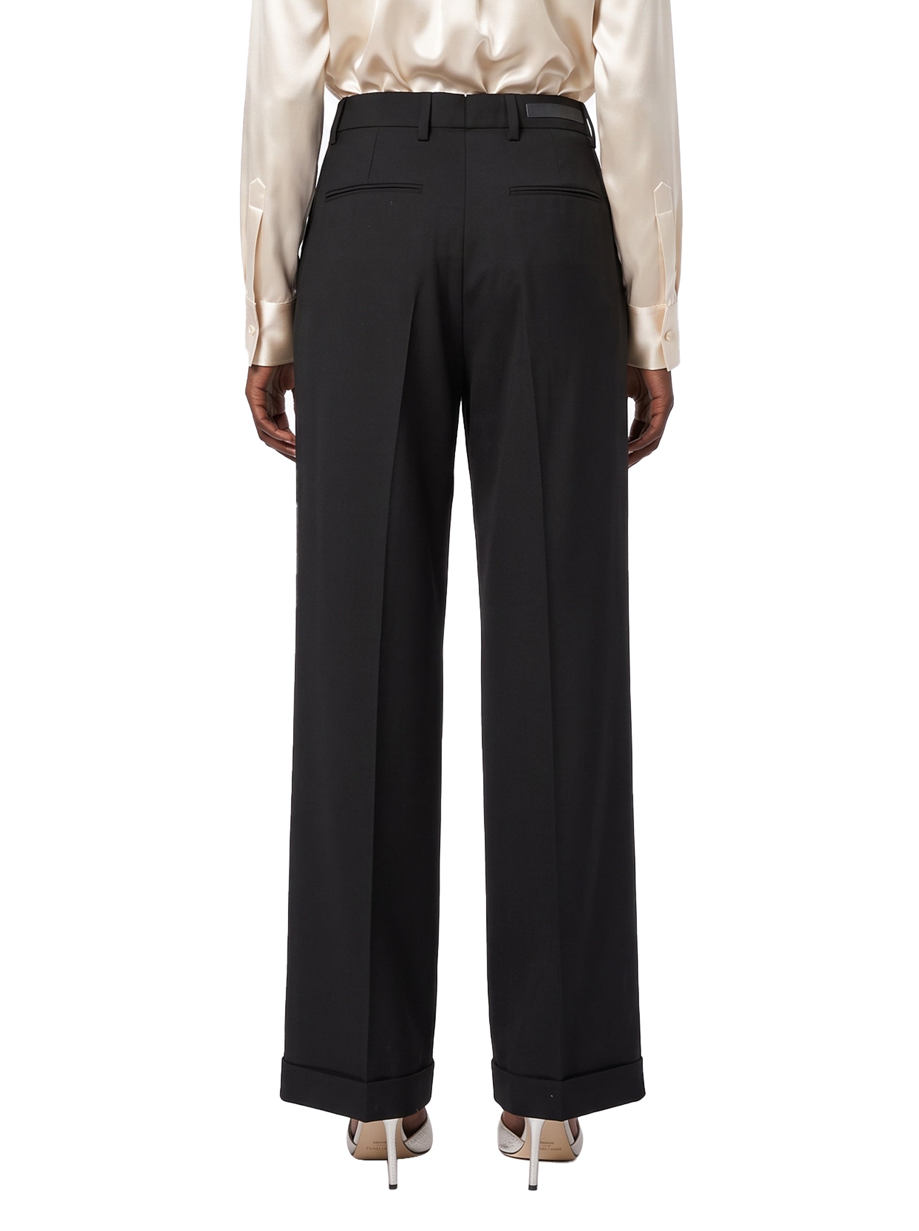 Pantaloni White in nero 