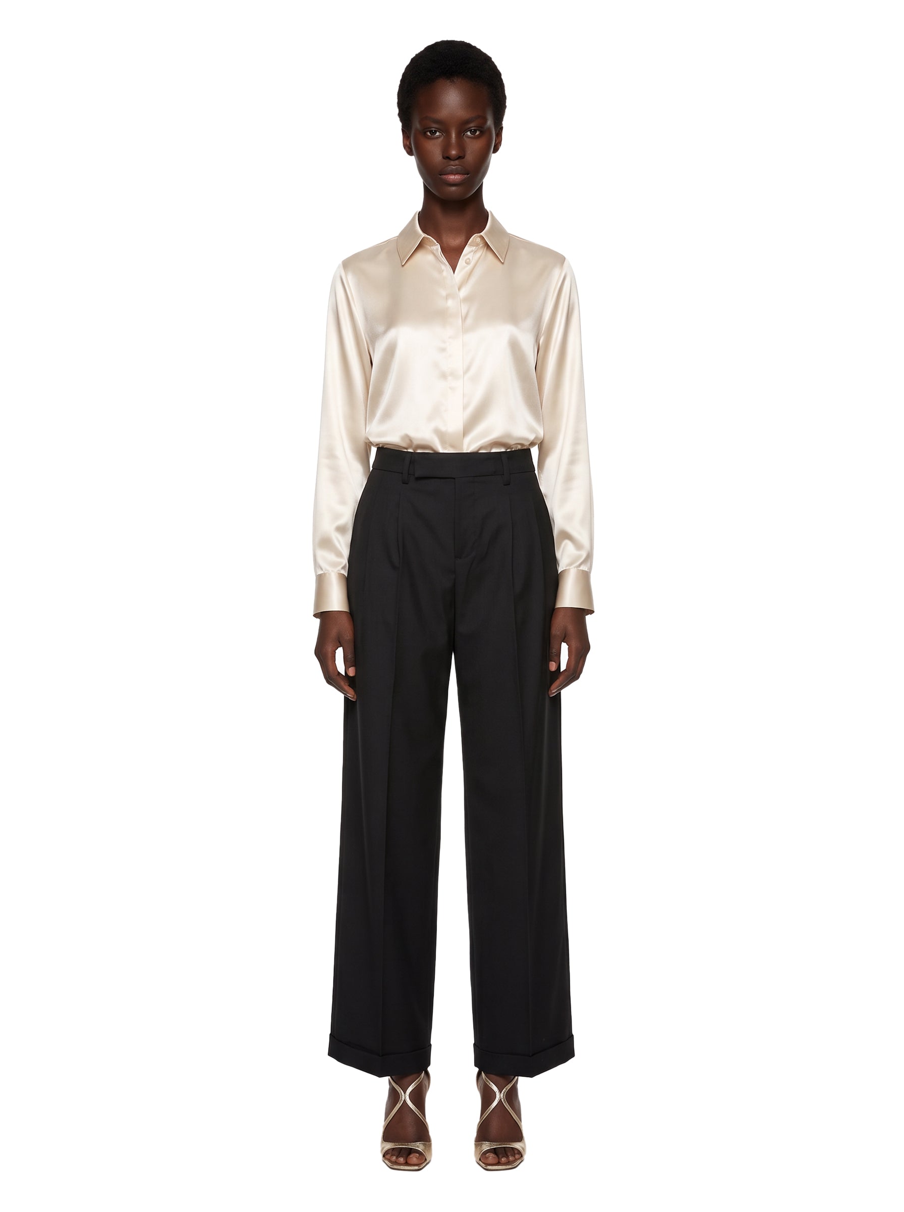 Pantaloni White in nero 