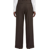 Pantaloni White in marrone 