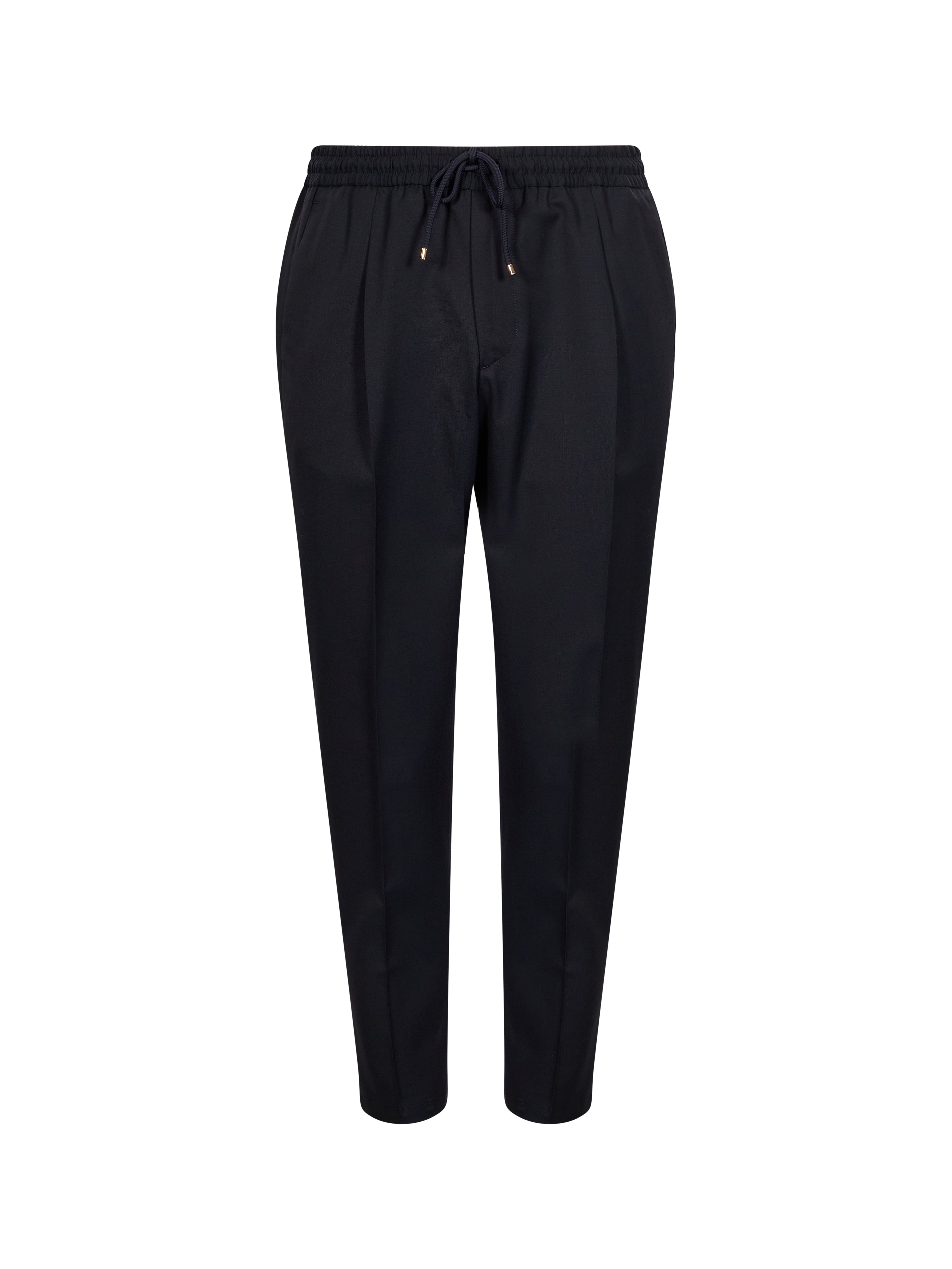 Pantaloni in lana con coulisse Wimbeldon in blu 