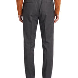Pantaloni in lana con coulisse Wimbeldon in grigio 
