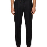 Pantaloni con coulisse Wimbledon in nero 