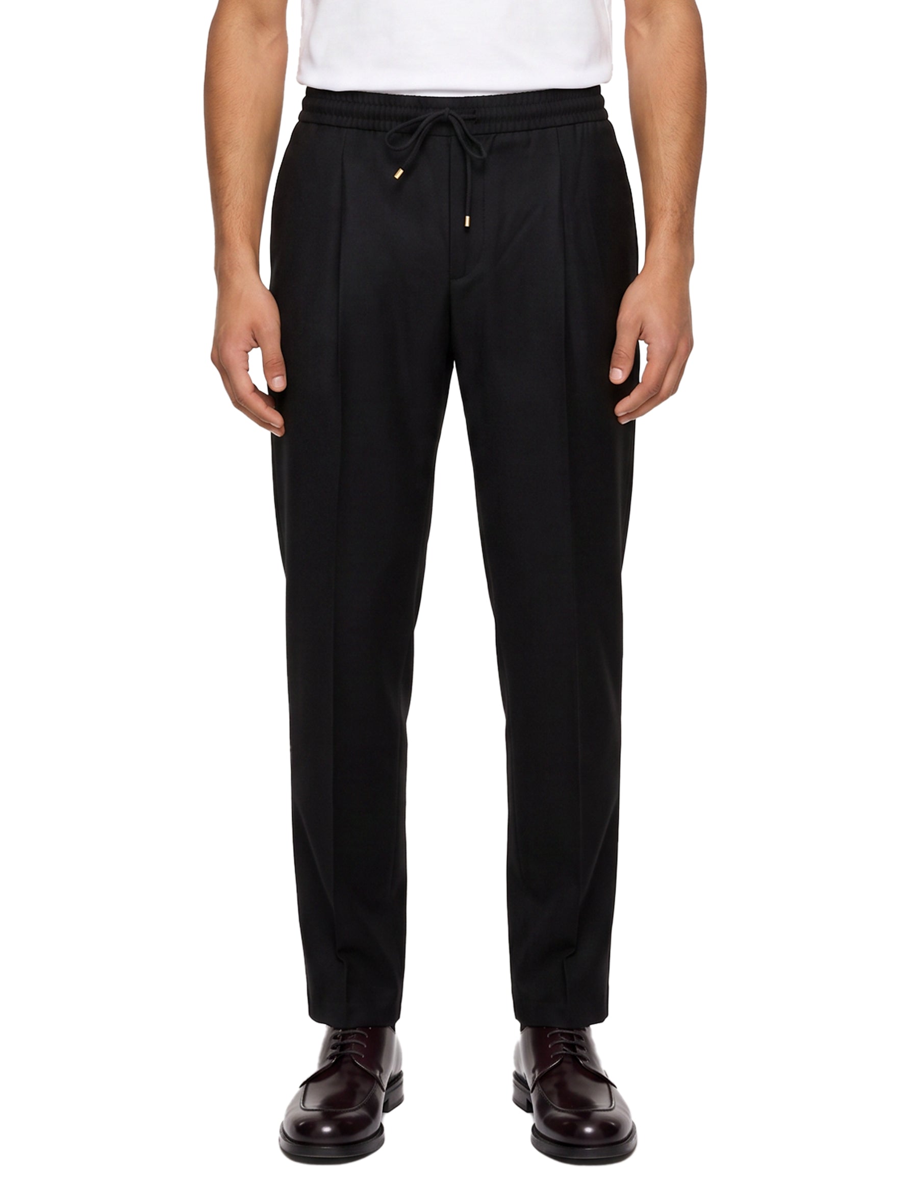 Pantaloni con coulisse Wimbledon in nero 