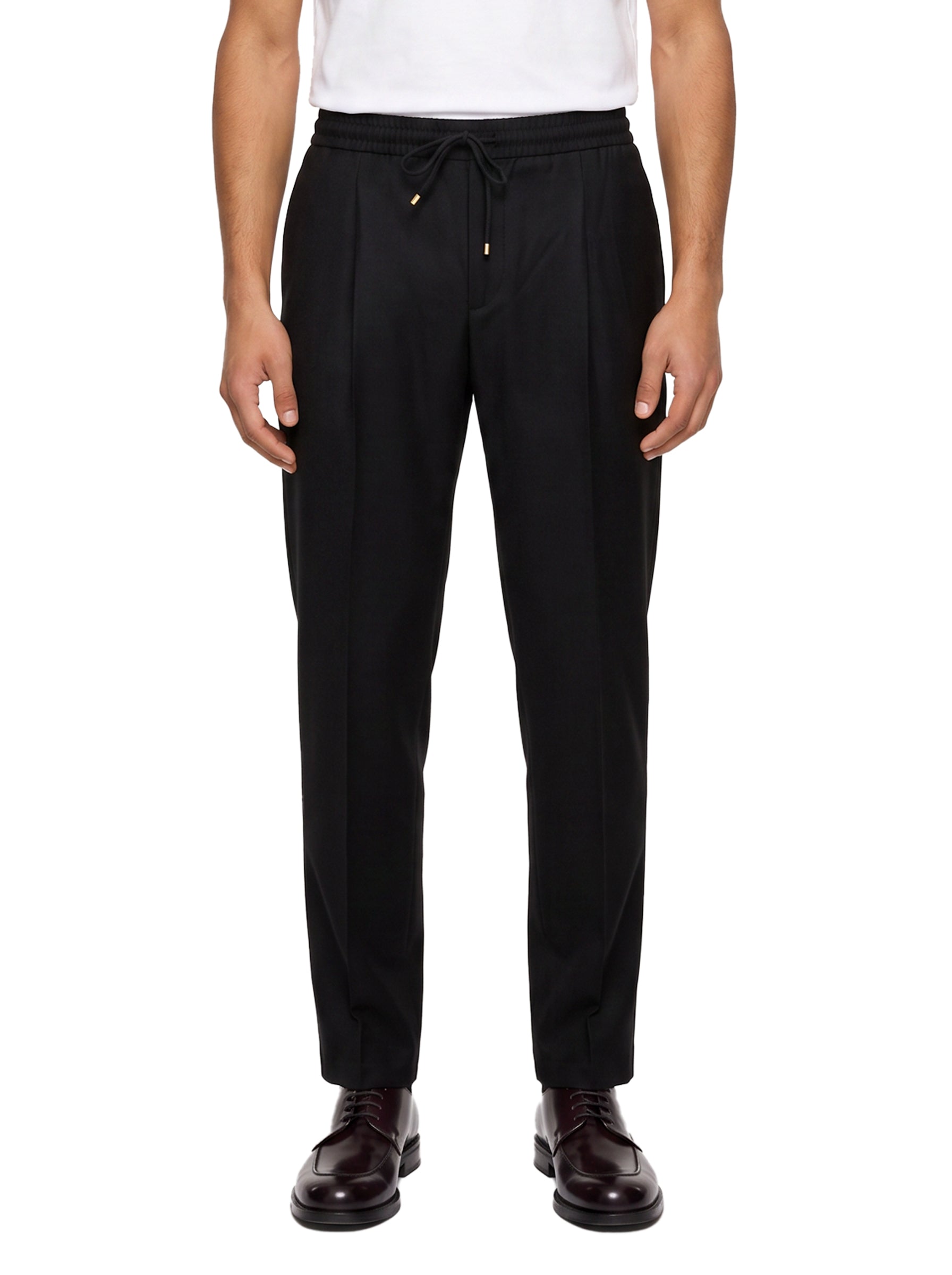 Pantaloni con coulisse Wimbledon in nero 