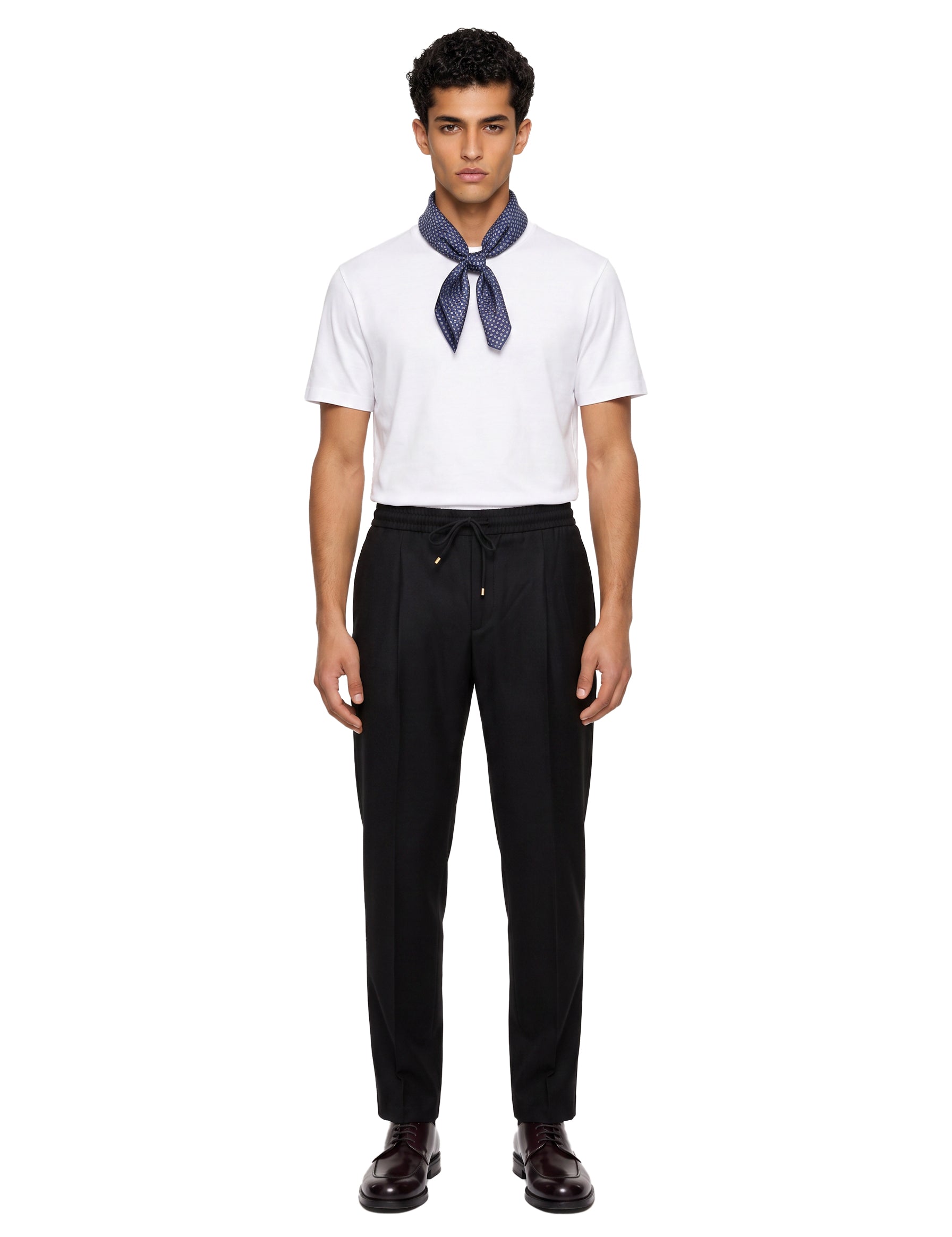 Pantaloni con coulisse Wimbledon in nero 