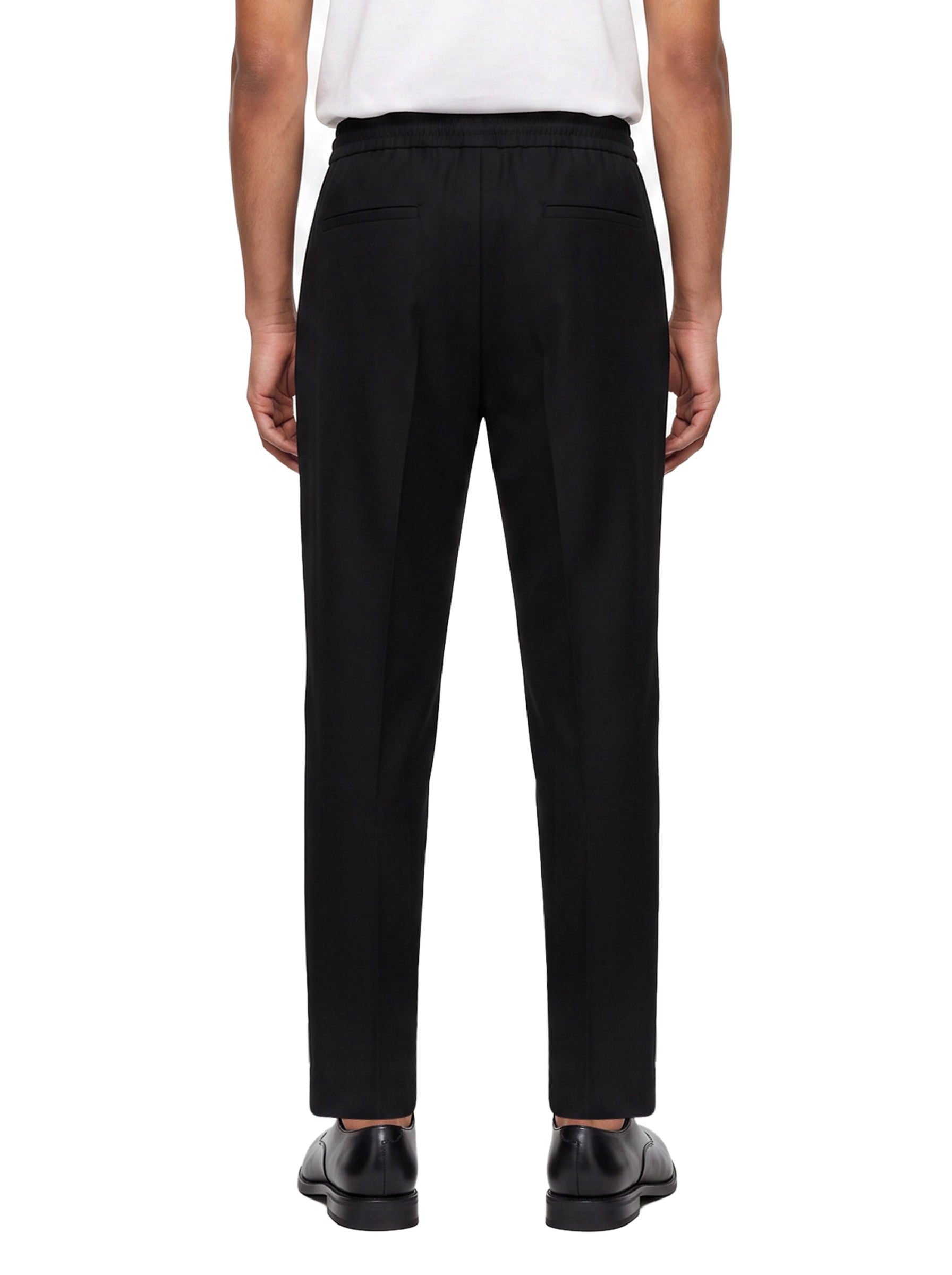 Pantaloni con coulisse Wimbledon in nero 