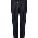 Pantaloni con coulisse Wimbledon in blu 