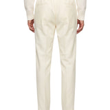 Pantaloni con coulisse Wimbledon in avorio 