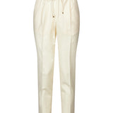 Pantaloni con coulisse Wimbledon in avorio 