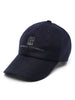 Cappello con logo in blu Brunello cucinelli - uomo