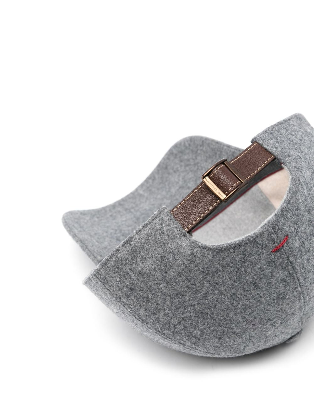 Cappello da baseball con logo in grigio 