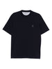 T-shirt a maniche corte in blu Brunello Cucinelli - uomo