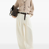 Camicia in raso elasticizzato di seta con motivo Monili in beige 