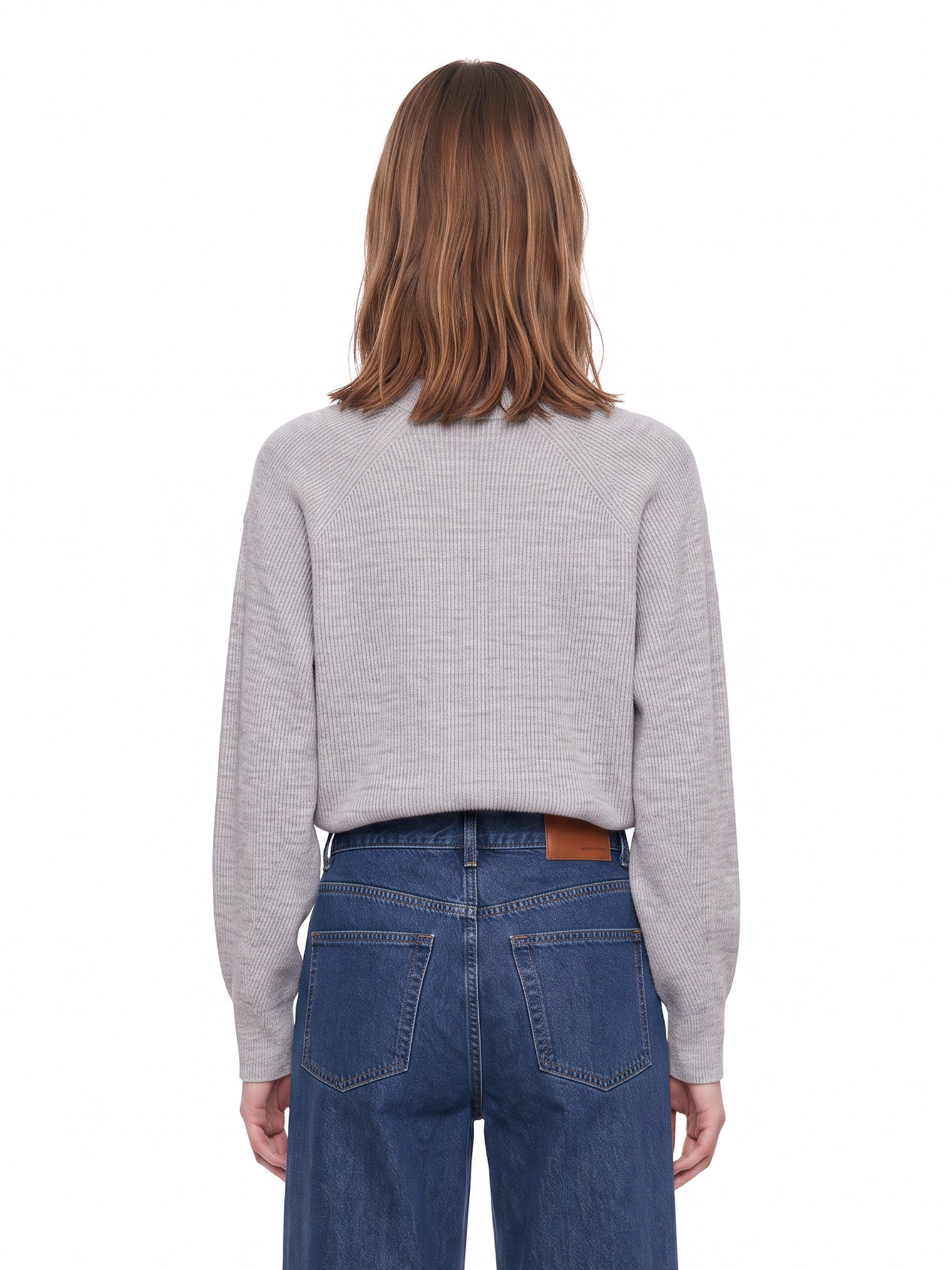 Cardigan scollo a V in grigio 