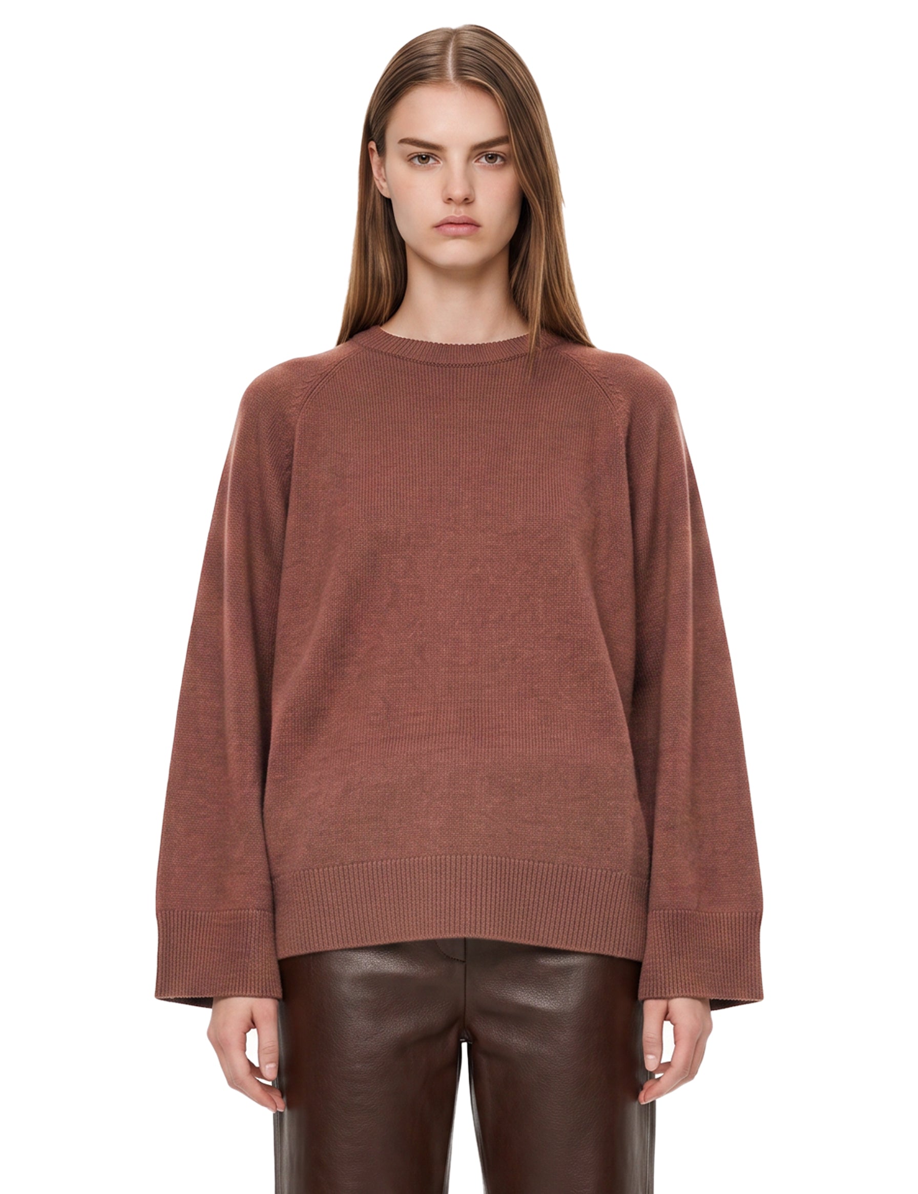 Maglione in cashmere in marrone 