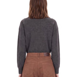 Maglione dolcevita in cashmere in grigio 