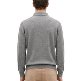 Polo in cotone piquet blu navy 