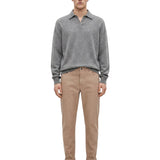 Polo in cotone piquet blu navy 