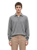 Polo in cotone piquet blu navy