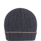 Cappello con logo in grigio 