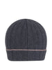 Men's Brunello Cucinelli blue logo hat