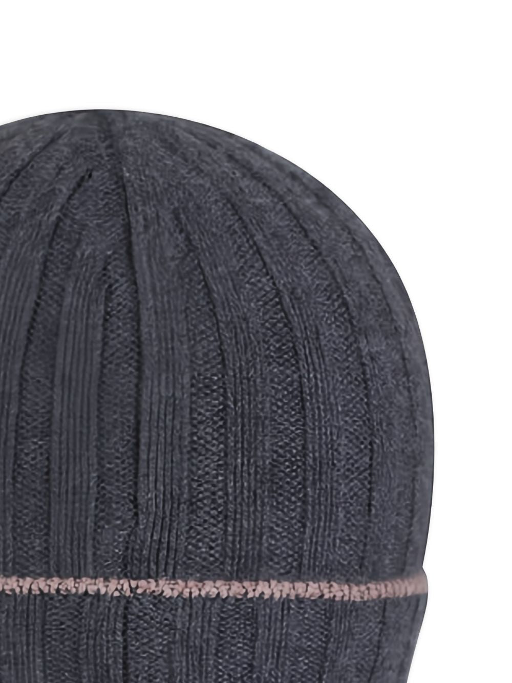 Cappello con logo in grigio 