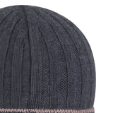 Cappello con logo in grigio 