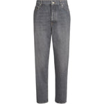 Jeans a cinque tasche in denim grigio con vestibilità iconica. In grigio Brunello cucinelli - uomo 