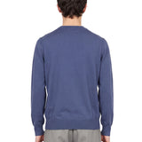 Maglia girocollo in blu 