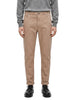 Jeans slim in denim in beige