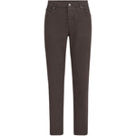Jeans a gamba dritta in marrone Brunello cucinelli - uomo 