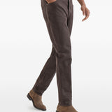 Jeans a gamba dritta in marrone Brunello cucinelli - uomo 