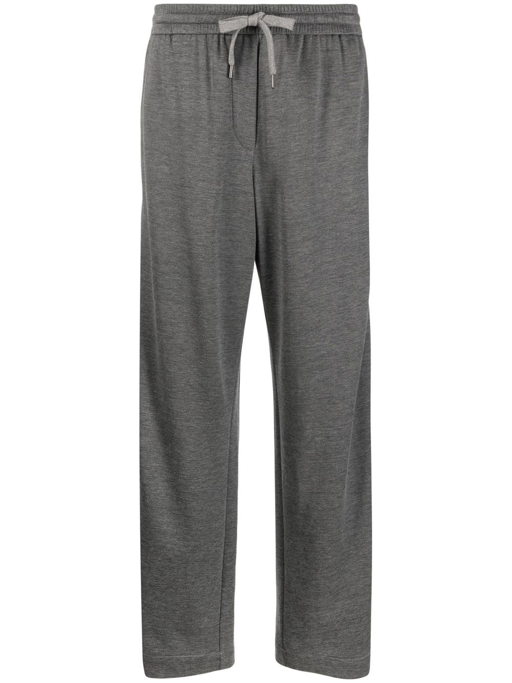 Pantaloni sportivi con coulisse in grigio 
