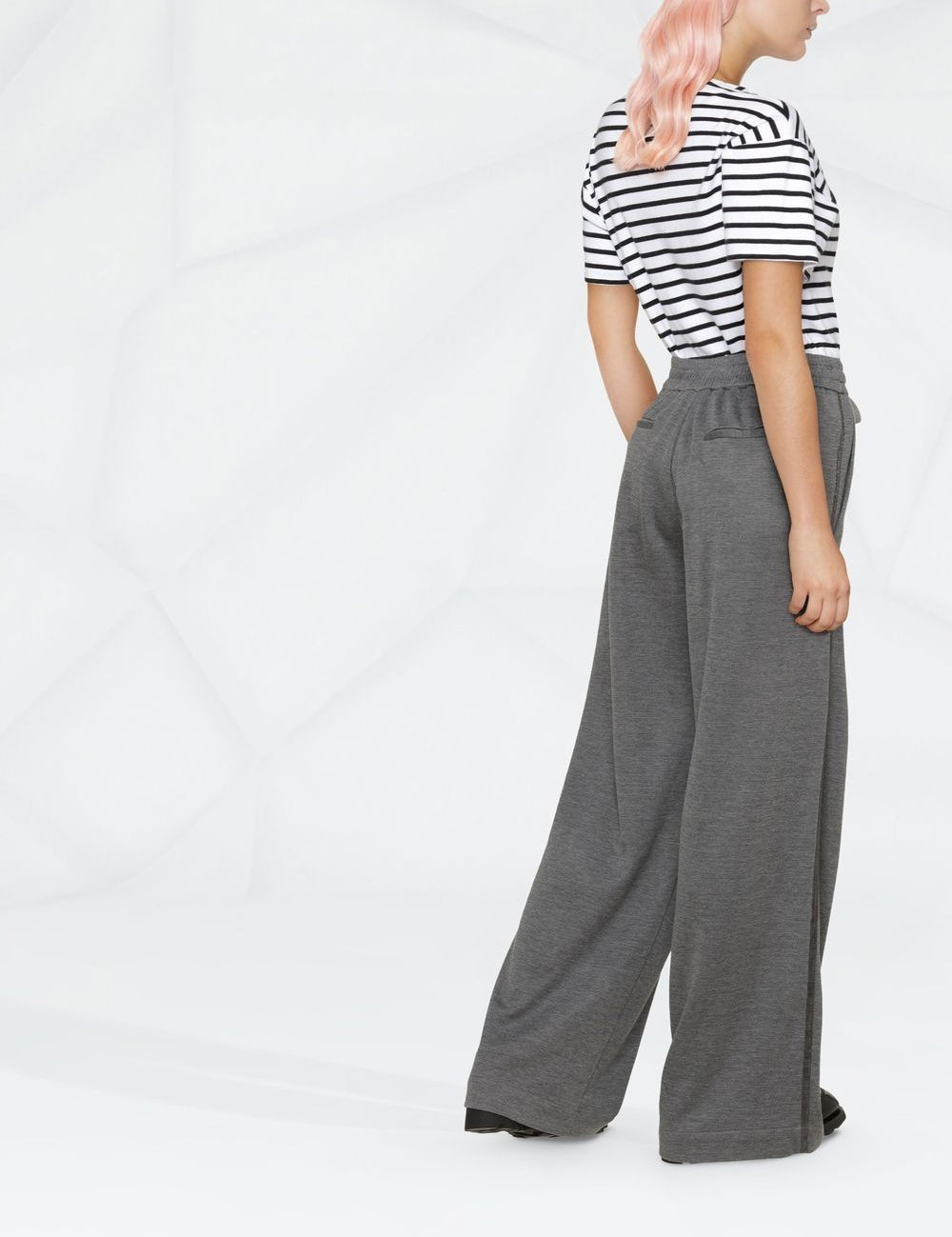 Pantaloni sportivi con coulisse in grigio 