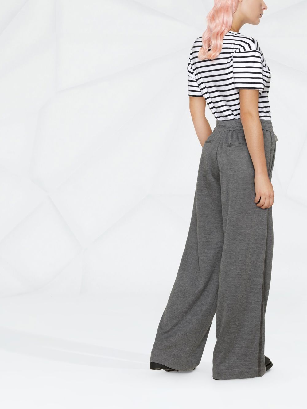 Pantaloni sportivi con coulisse in grigio 