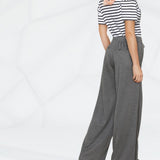Pantaloni sportivi con coulisse in grigio 