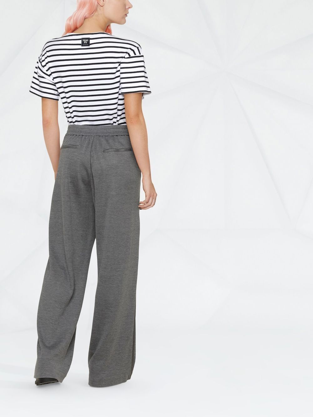 Pantaloni sportivi con coulisse in grigio 