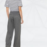 Pantaloni sportivi con coulisse in grigio 