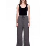 Pantaloni sportivi con coulisse in grigio 