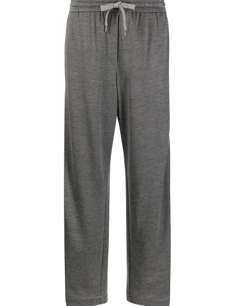 Pantaloni sportivi con coulisse in grigio 