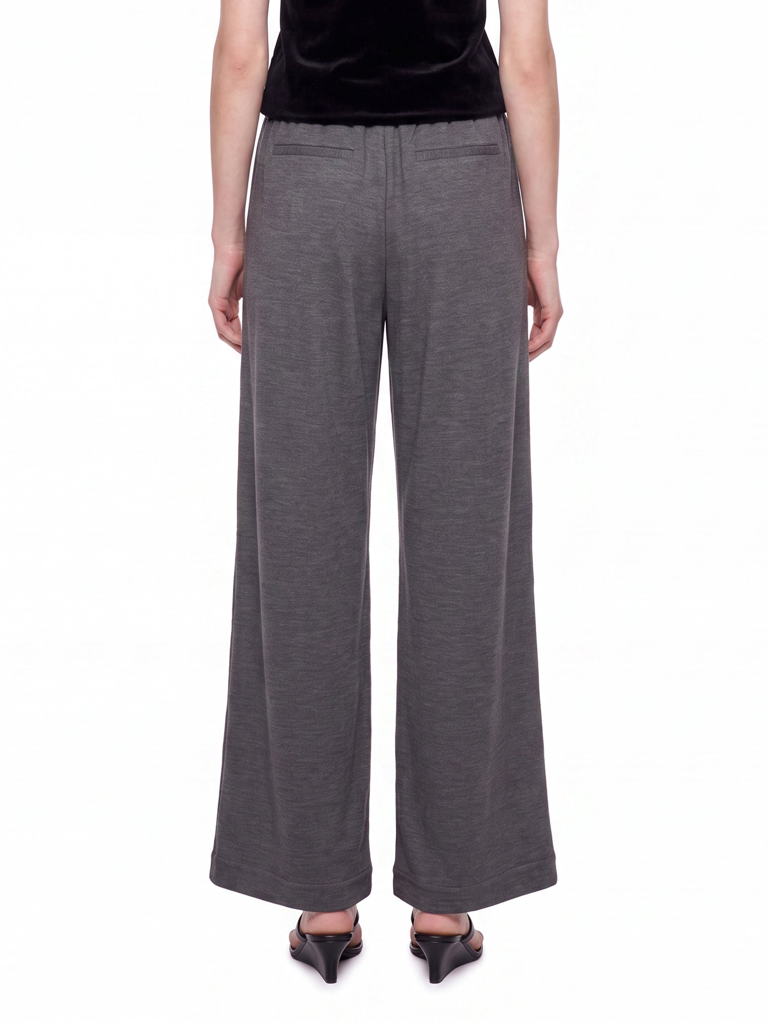 Pantaloni sportivi con coulisse in grigio 